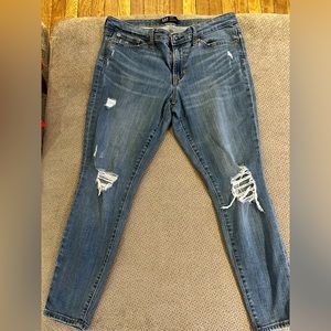 Gap Skinny Jeans with natural tears
